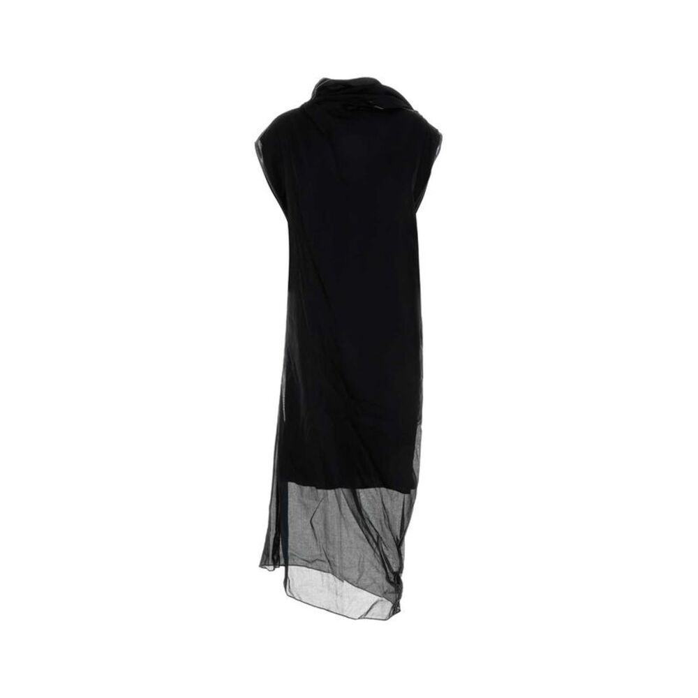 Carven Women Black Cotton Dress
